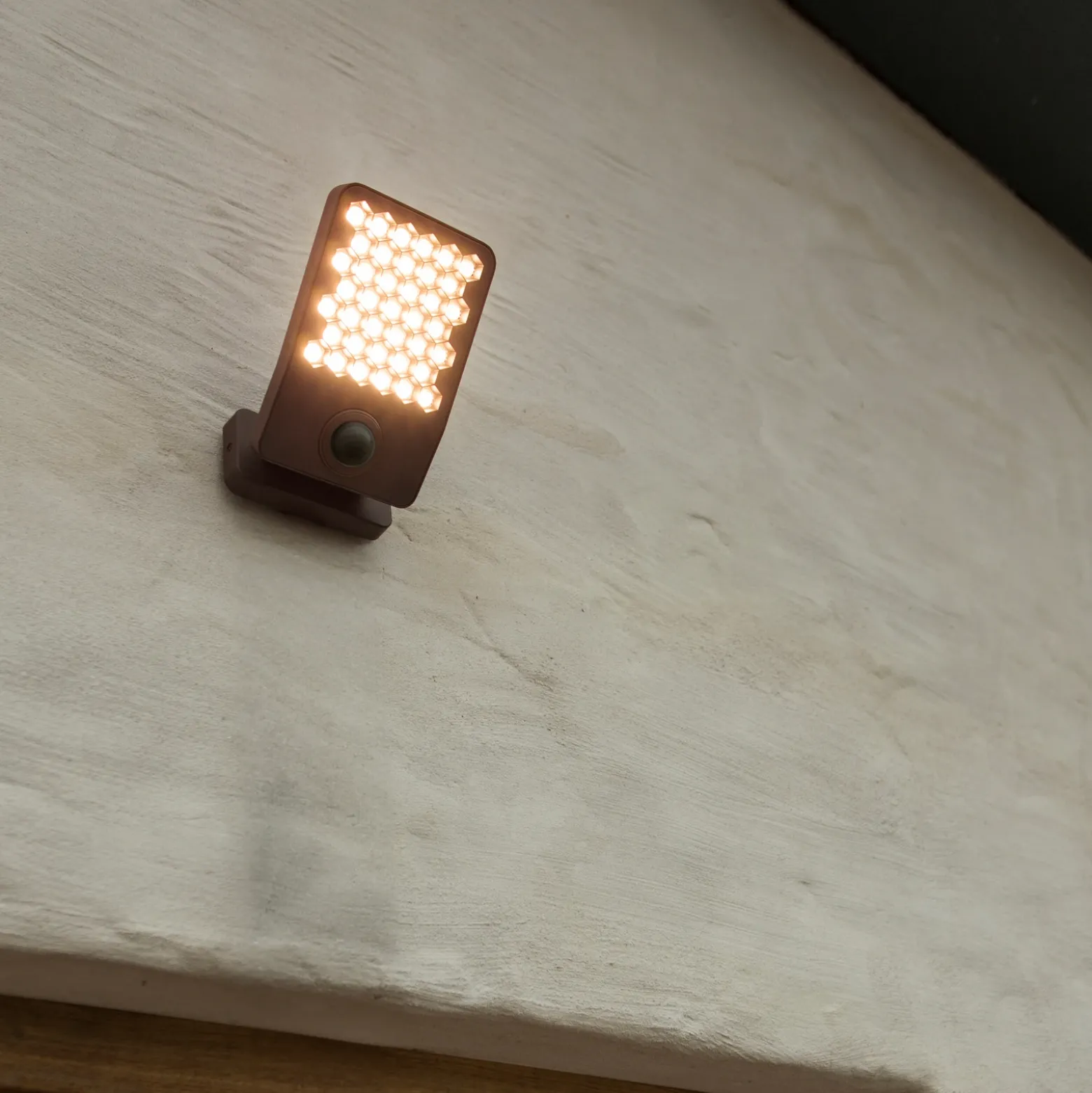 Aplique LED para exterior ATLANTIS, gris oscuro, 22 cm, IP54