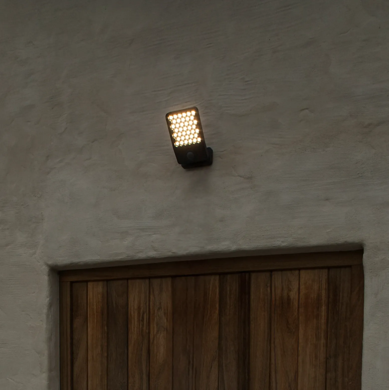 Aplique LED para exterior ATLANTIS, gris oscuro, 22 cm, IP54