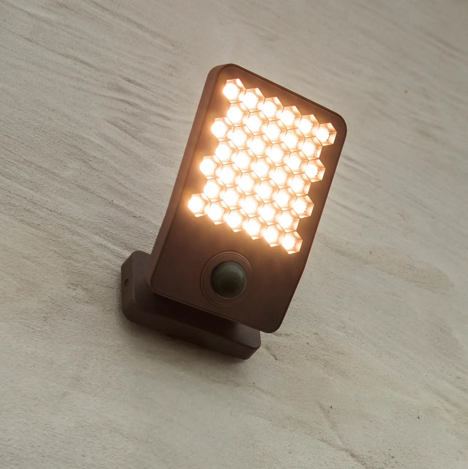Aplique LED para exterior ATLANTIS, gris oscuro, 22 cm, IP54