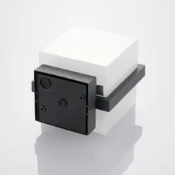 Aplique LED para exterior Aurón en forma de cubo