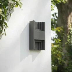 Aplique LED para exterior Aurali de Lindby, 2 luces, negro, IP65