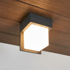 Aplique LED para exterior Bega 33327, grafito, metal, IP65, CCT