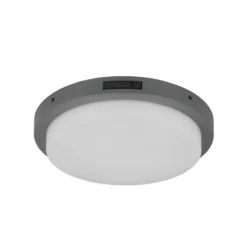 Aplique LED para exterior Bermejo, redondo, sensor, CCT, antracita
