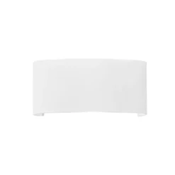 Aplique LED para exterior Betle, blanca, ancho 17 cm, metal, CCT