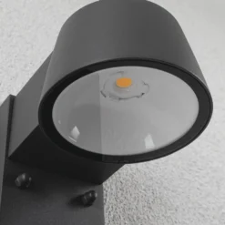 Aplique LED para exterior Capea de Paulmann, color antracita, IP44