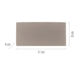 Aplique LED para exterior Carlo de Paul Neuhaus, 17 cm, color arena