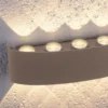 Aplique LED para exterior Carlo de Paul Neuhaus, 27 cm, color arena
