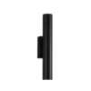 Aplique LED para exterior City, altura 30 cm, negro, metal