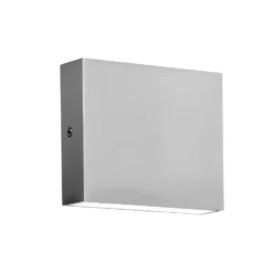 Aplique LED para exterior CMD 9061, 11 cm, acero inoxidable, arriba/abajo, IP54