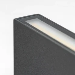 Aplique LED para exterior CMD 9070, 17 cm, antracita, IP54, arriba/abajo