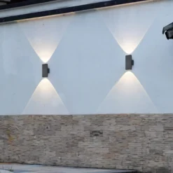 Aplique LED para exterior COLORADO antracita Altura 20 cm Metal IP54
