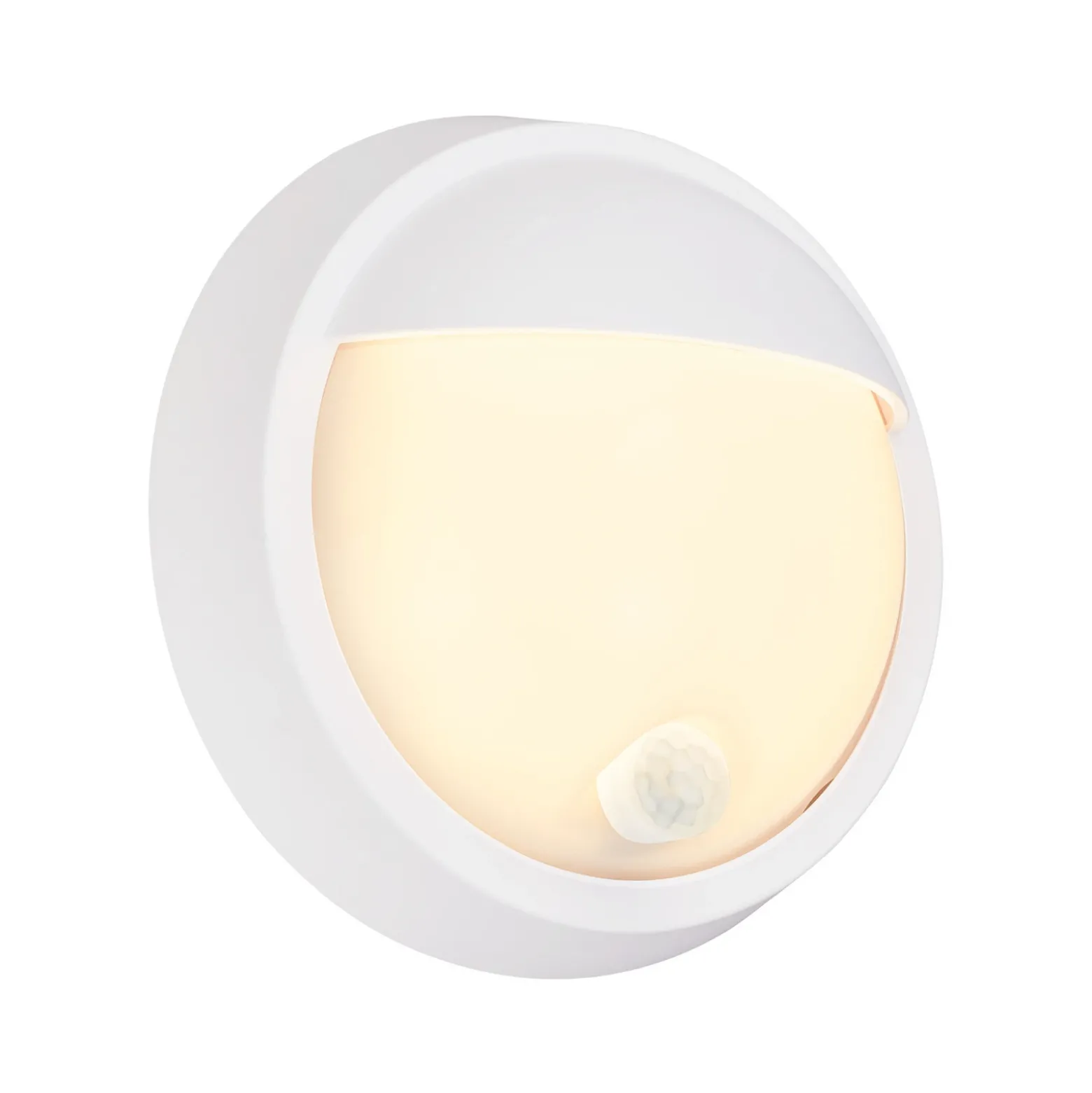Aplique LED para exterior con batería 3785016 blanco Detector de movimiento Ø