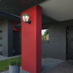 Aplique LED para exterior con batería 3929015, negro, regulador táctil