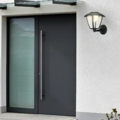Aplique LED para exterior con batería 3929015, negro, regulador táctil