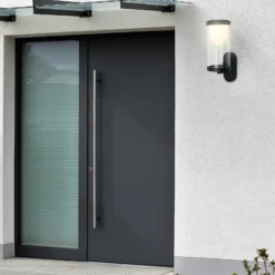 Aplique LED para exterior con batería 3930015, negro, regulador táctil