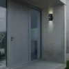 Aplique LED para exterior con batería 3787015, negro, sensor, arriba/abajo