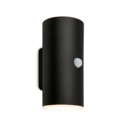 Aplique LED para exterior con batería 3787015, negro, sensor, arriba/abajo