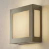 Aplique LED para exterior con sensor Aqua Legendo acero inoxidable
