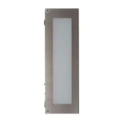 Aplique LED para exterior con sensor Aqua Rain, acero inoxidable
