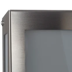 Aplique LED para exterior con sensor Aqua Rain, acero inoxidable