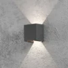 Aplique LED para exterior Cremona 13 cm antracita