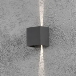 Aplique LED para exterior Cremona 13 cm antracita