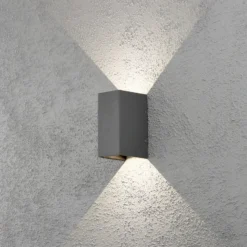 Aplique LED para exterior Cremona 8 cm antracita