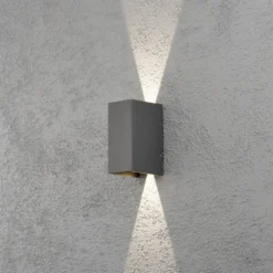 Aplique LED para exterior Cremona 8 cm antracita