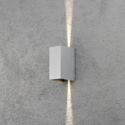 Aplique LED para exterior Cremona 8 cm gris