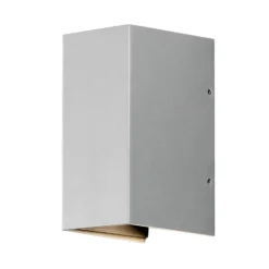 Aplique LED para exterior Cremona 8 cm gris