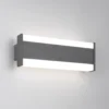Aplique LED para exterior DAWSON, 30 cm, antracita IP54 CCT arriba/abajo