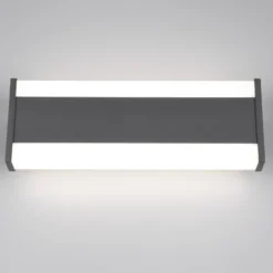 Aplique LED para exterior DAWSON, 30 cm, antracita IP54 CCT arriba/abajo
