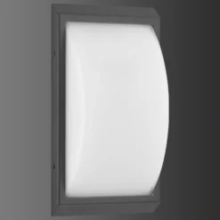 Aplique LED para exterior 053 de acero inoxidable, grafito