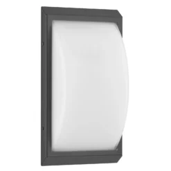 Aplique LED para exterior 053 de acero inoxidable, grafito