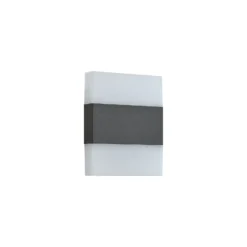 Aplique LED para exterior de Lindby Branor, aluminio, antracita, IP54
