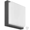 Aplique LED para exterior Ernest, grafito, detector de movimiento