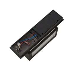 Aplique LED para exterior Ferdinand de Lucande, gris, metal, 38 cm