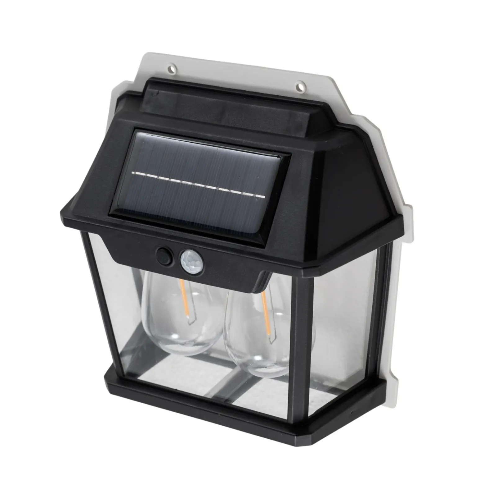 Aplique LED para exterior Filo Double, negro, IP44