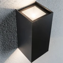 Aplique LED para exterior Flame de Paulmann, 22 cm, antracita, arriba/abajo