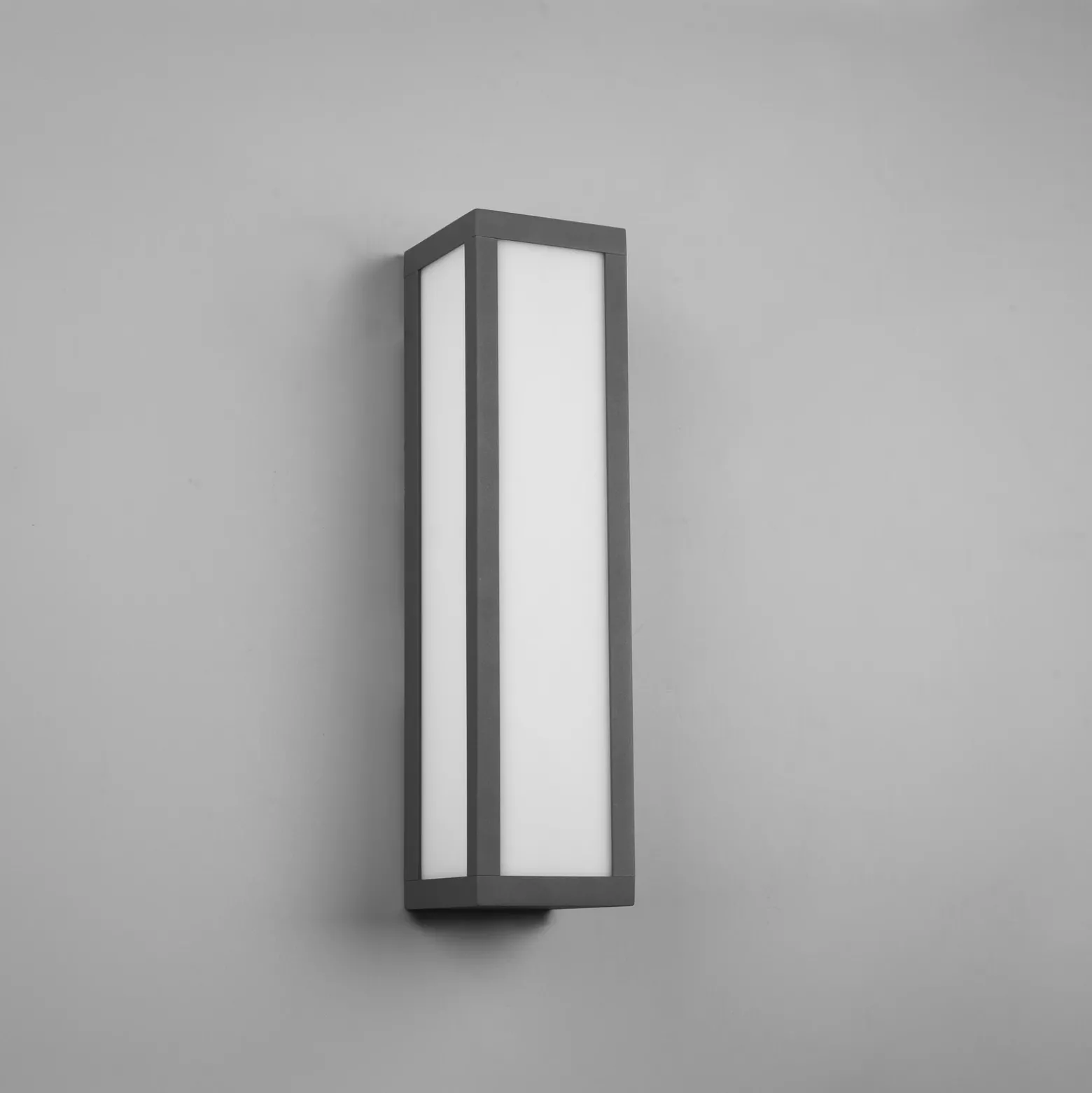 Aplique LED para exterior Fuerte, antracita, aluminio, IP54