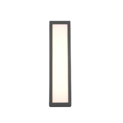 Aplique LED para exterior Fuerte, antracita, aluminio, IP54