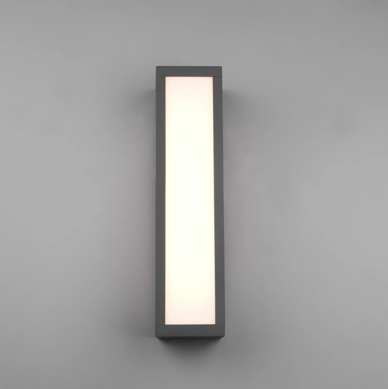Aplique LED para exterior Fuerte, antracita, aluminio, IP54