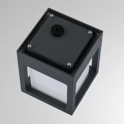Aplique LED para exterior FYNN-X, antracita, 12 cm, IP65, CCT con