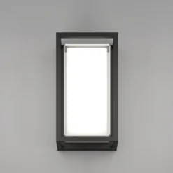 Aplique LED para exterior GENOVESE de EGLO, negro, 24 cm, IP65, CCT