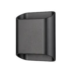 Aplique LED para exterior, grafito, up & down, CCT, atenuable, aluminio
