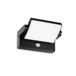 Aplique LED para exterior Ideal Lux Swipe Sensor, negro, IP54
