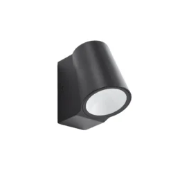 Aplique LED para exterior Illuvia de Lindby, negro mate, IP54