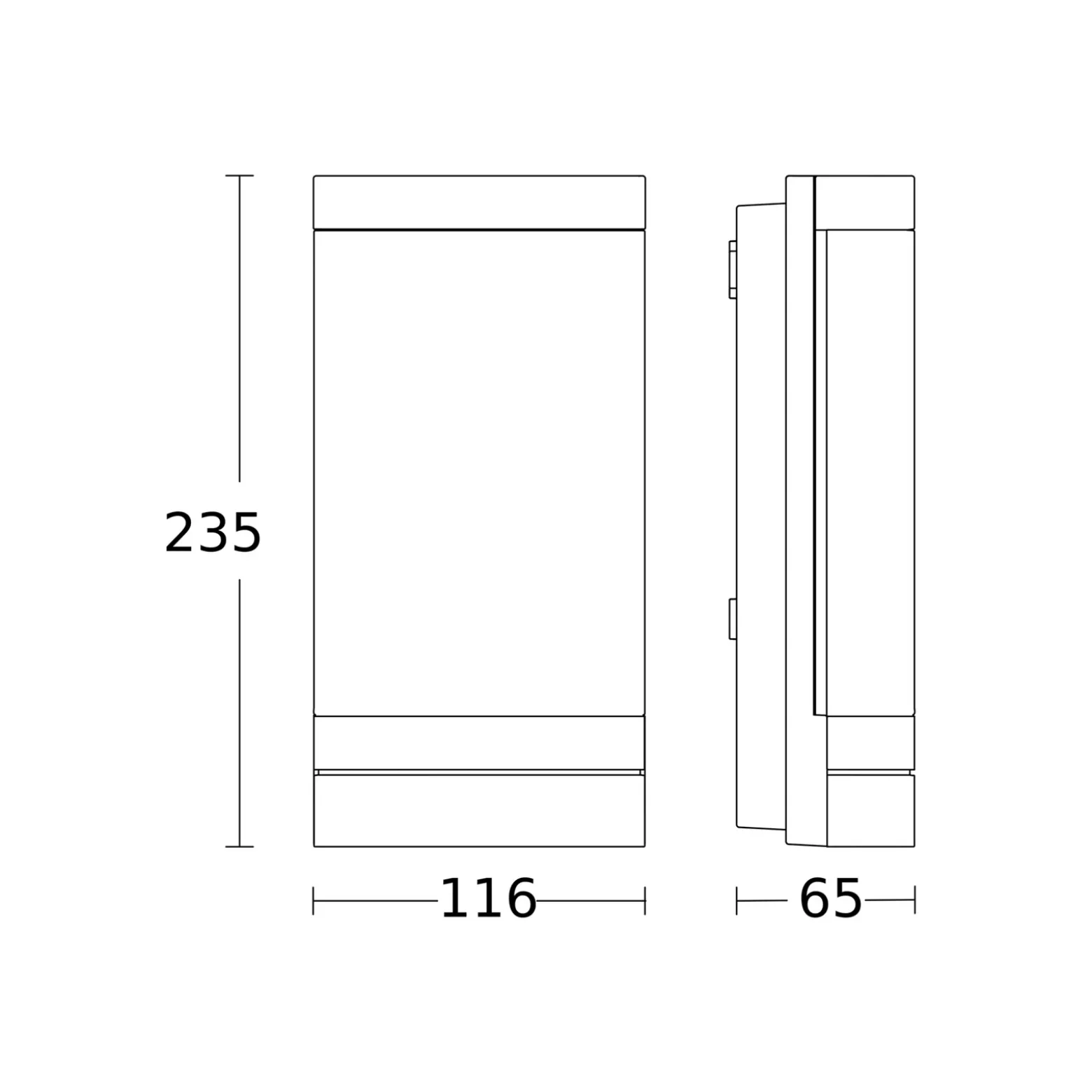 Aplique LED para exterior inteligente STEINEL L 271 DIGI C, color antracita,