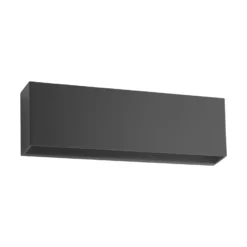 Aplique LED para exterior Jarte de Lindby, 24 cm, down, gris, IP65