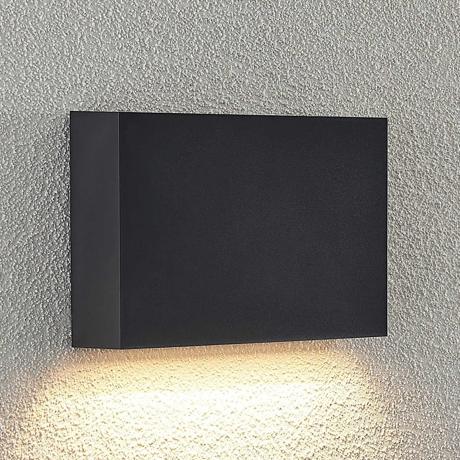 Aplique LED para exterior Jarte de Lindby, 20 cm, down, gris, IP65